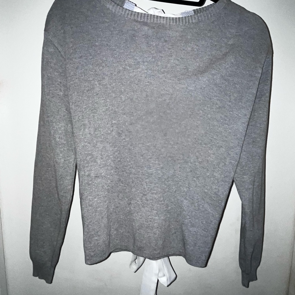 English Factory Gray Crew Neck Sweater